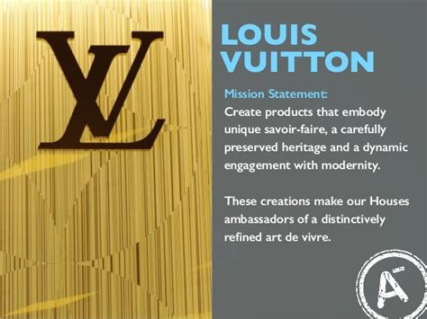 louis vuitton mission and vision statement